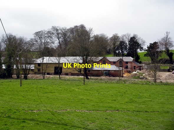 Photo 6"x4" Nine Mile Water Farm Broughton\/SU3032 c2006