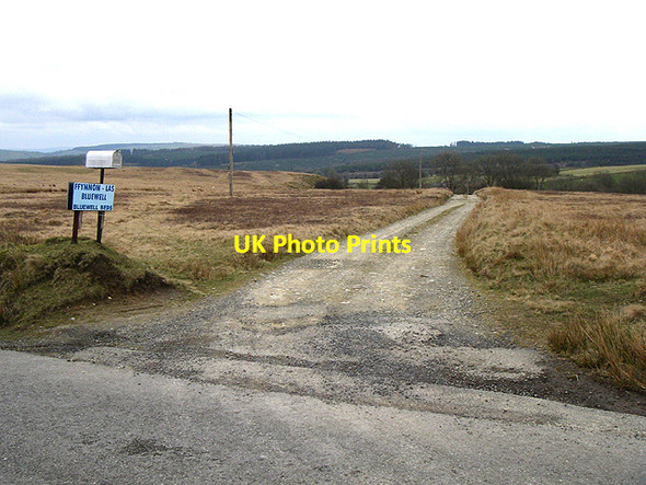 Photo 6"x4" Farm Track Gwernogle c2006