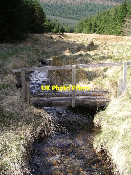 Photo 6"x4" Footbridge, Walker Burn Innerleithen c2006