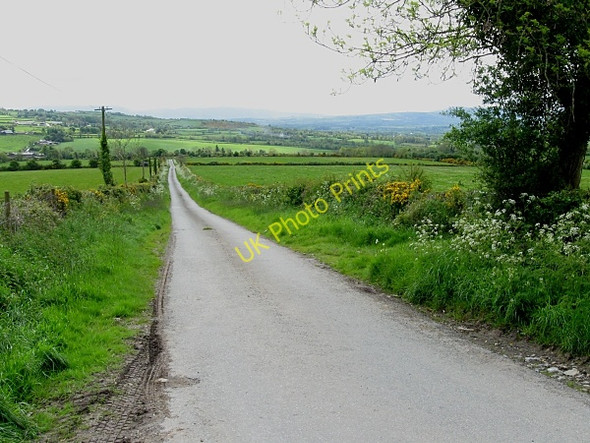 Photo 6"x4" Straight Country Road Castlewarren c2009