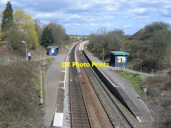 Photo 6"x4" Wythall Station platforms Tidbury Green c2006