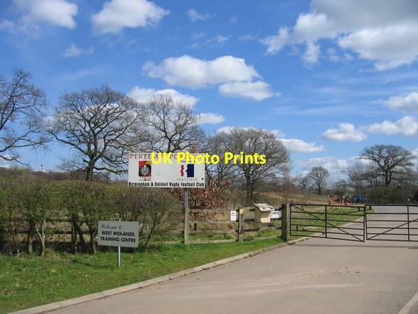 Photo 6"x4" Entrance to Birmingham & Solihull Rugby Football Club Portway\/SP0872 c2006