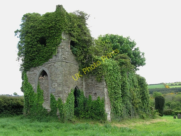 Photo 6"x4" Ivy Clad Ruin Castlewarren c2009