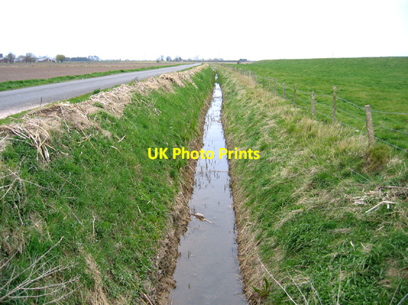 Photo 6"x4" Cradge Bank Road, Spalding South Fen, Lincs Cowbit c2006