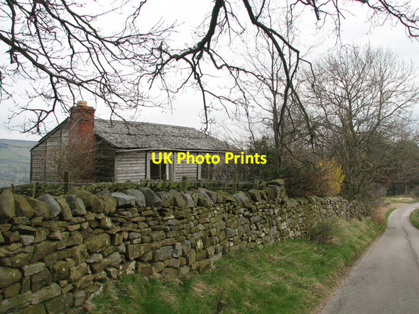 Photo 6"x4" Shack With A View. Pateley Bridge c2006