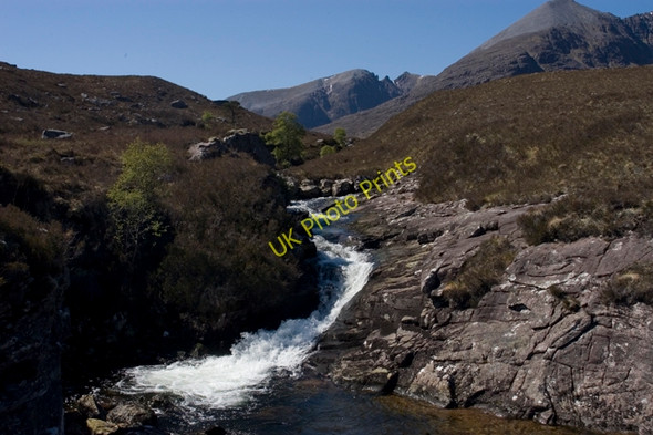 Photo 6"x4" Falls on The Garbh Allt Dundonnell c2009