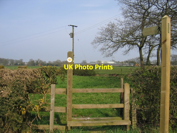Photo 6"x4" Footpath to Brockhill Wood Carpenter's Hill\/SP0770 c2006