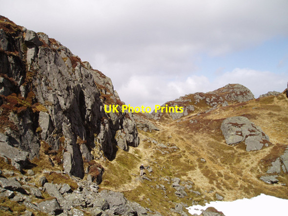 Photo 6"x4" Bealach nan Cabar Ardchullarie More c2006