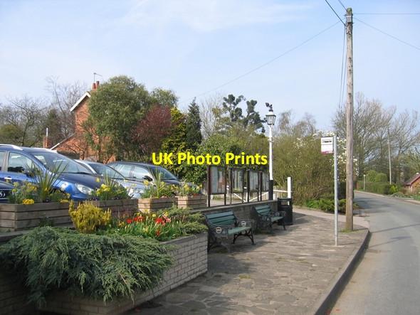Photo 6"x4" Rowney Green bus stop Rowney Green c2006