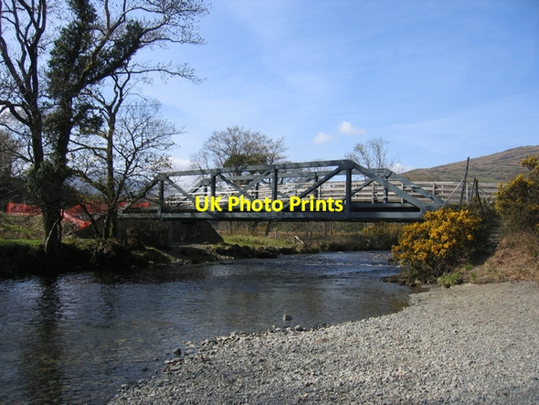 Photo 6"x4" New WHR bridge over the Afon Glaslyn Beddgelert c2006