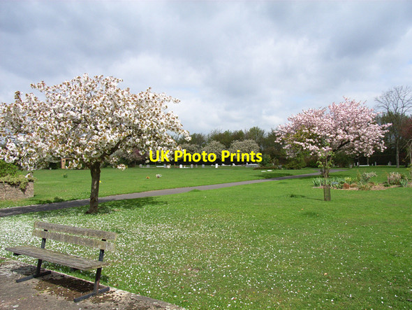 Photo 6"x4" Holtspur Cemetery Beaconsfield c2006