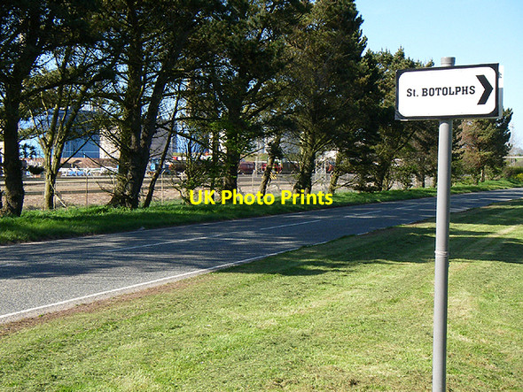 Photo 6"x4" Road Sign Robeston West c2006