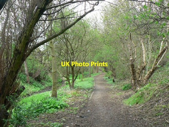 Photo 6"x4" Goit Side Walk, Kirkstall Upper Armley c2006
