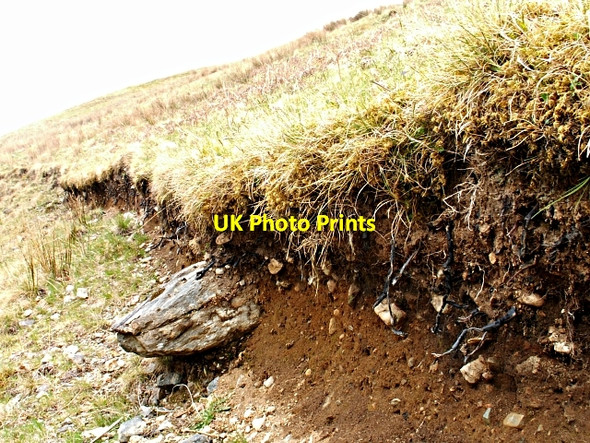 Photo 6"x4" Glen Gloy soil profile Clunes c2006