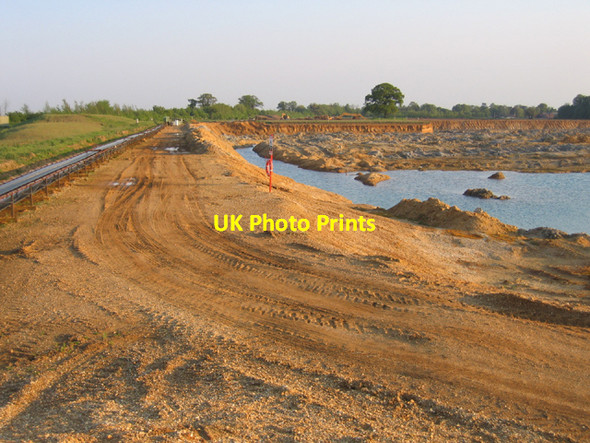 Photo 6"x4" Sand and gravel pit, Old Warden, Beds Biggleswade c2006