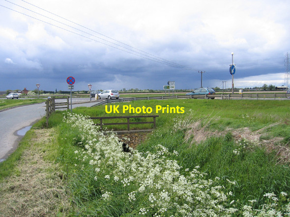 Photo 6"x4" Clay Lake road junction, Spalding, Lincs Spalding c2006
