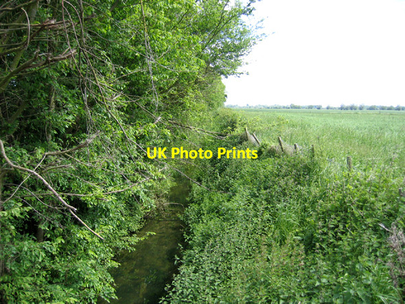 Photo 6"x4" Beach Ditch, between Cottenham and Landbeach, Cambs Cottenham c2006