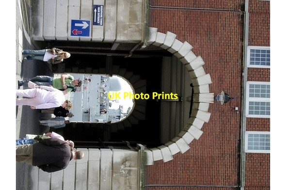Photo 6"x4" Semaphore Tower Arch, Historic Dockyard, Portsmouth Portsea c2006