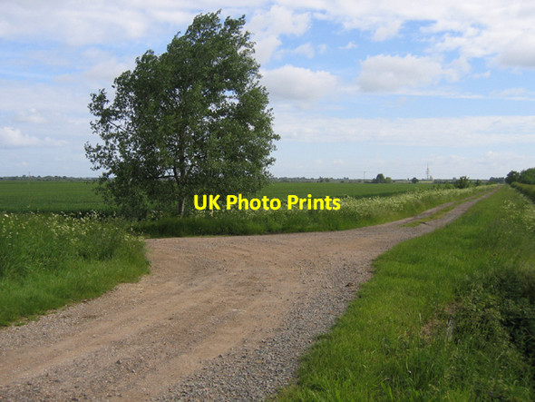 Photo 6"x4" Meeting of bridleways, Swavesey, Cambs Lolworth c2006