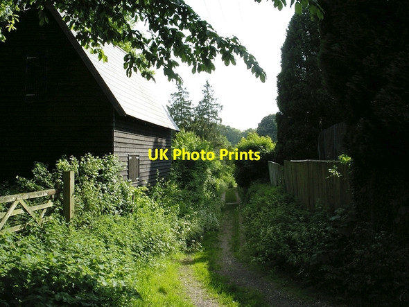 Photo 6"x4" Footpath in Broughton Broughton\/SU3032 c2006