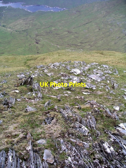 Photo 6"x4" Boulder field and surface strata, Choire nan Eiricheallach Sg\u00f9rr Coire nan Eiricheallach c2006