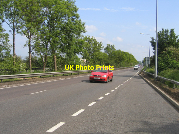 Photo 6"x4" A1 dual carriageway, Astwick, Beds Astwick c2006