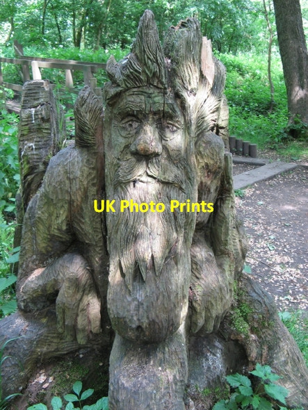 Photo 6"x4" Green Man Fackley c2006
