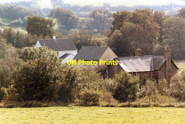 Photo 6"x4" Houses at East Anstey East Anstey c1991
