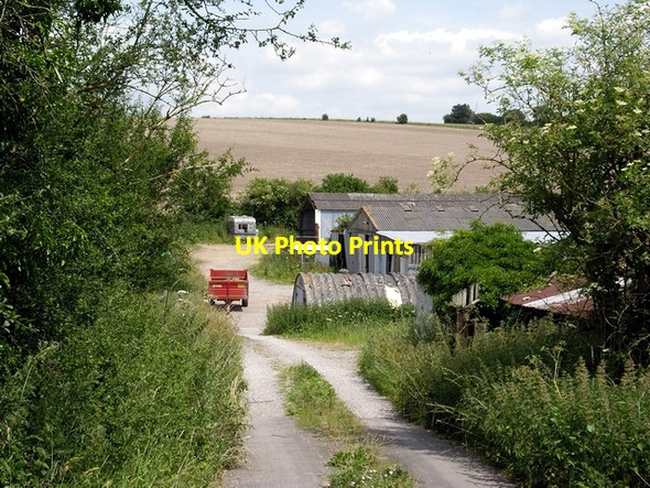 Photo 6"x4" Snell Farm, south of West Winterslow Middle Winterslow c2006