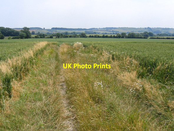 Photo 6"x4" Farmland east of Higham Gobion, Beds Apsley End c2006