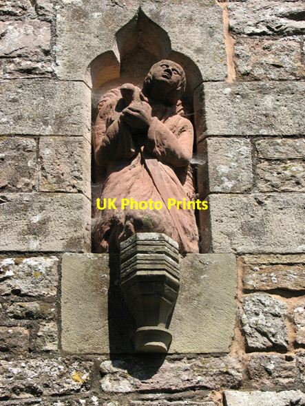 Photo 6"x4" St Michael Church Statue Chapel Hill\/SO5200 c2006