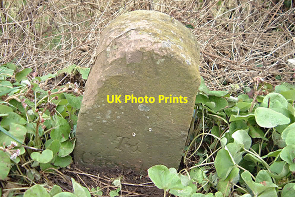 Photo 6"x4" Milestone - 2 Miles to Chepstow on the B4228 (Close-up) Chepstow\/Cas-Gwent c2006