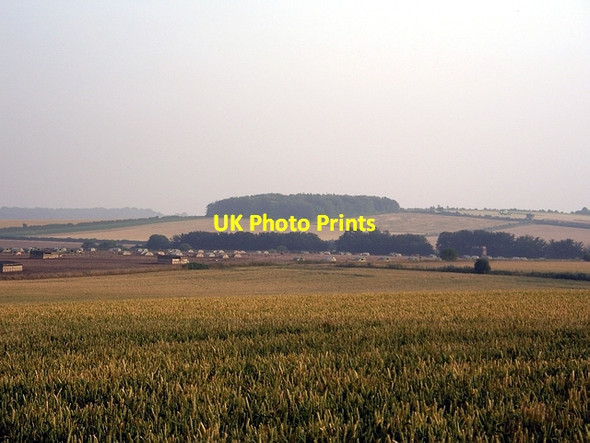 Photo 6"x4" View south from lane near Tufton Tufton\/SU4546 c2006