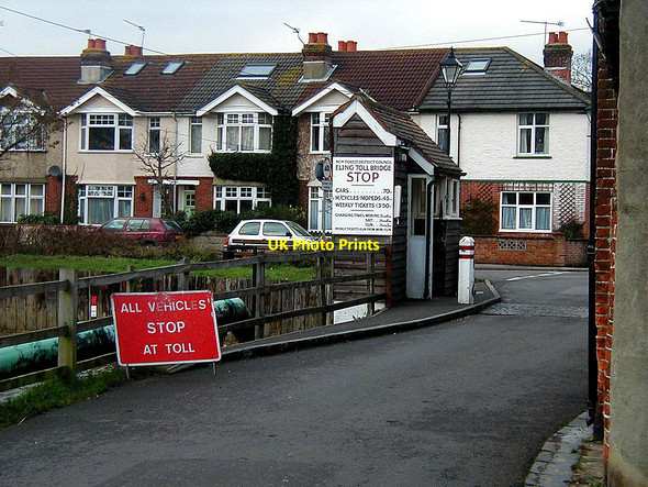Photo 6"x4" Eling Toll Bridge Totton c2002