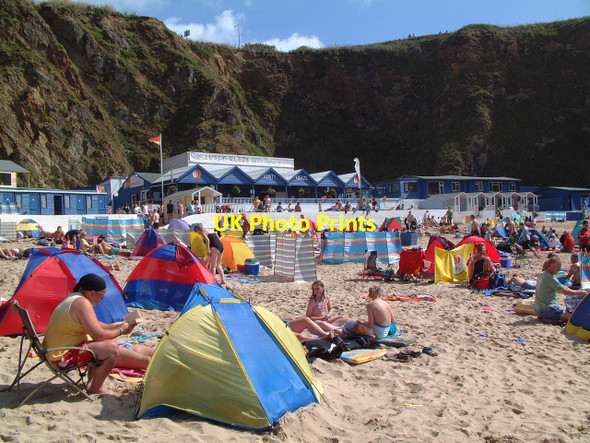 Photo 6"x4" Lusty Glaze Beach, Newquay Newquay\/SW8161 c2006