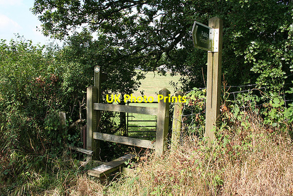 Photo 6"x4" Zeal Monachorum: footpath to Gillhouse Burston\/SS7102 c2006