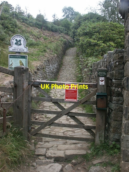 Photo 6"x4" Bridleway to White Brow, Kinder Reservoir Farlands Booth c2006
