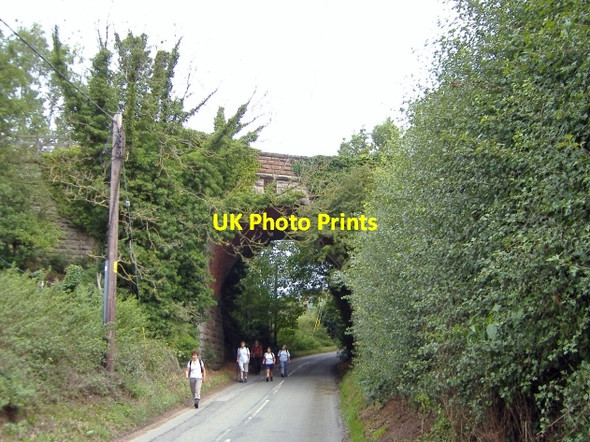 Photo 6"x4" Mouldsworth - Congar Lane railway bridge Ashton\/SJ5069 c2006