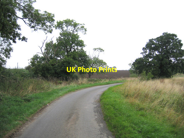 Photo 6"x4" Country lane, Aslackby, Lincs Aslackby c2006