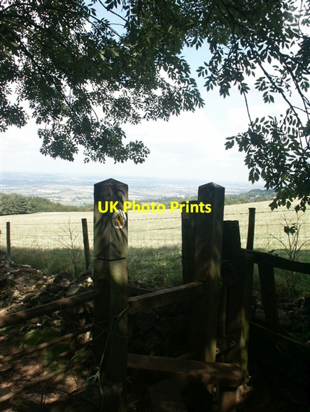 Photo 6"x4" Stile, Cotswold Way Bury End\/SP0936 c2006