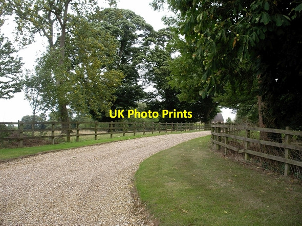 Photo 6"x4" Entrance to Litchfield Grange Steventon\/SU5447 c2006