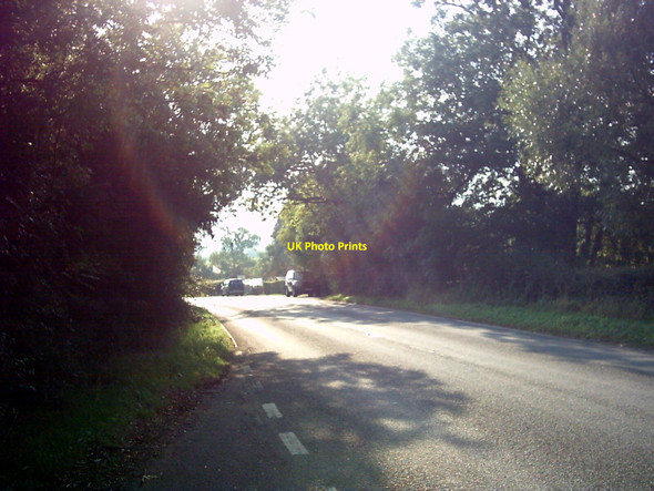 Photo 6"x4" A1120 High Road at Gorton Cottages Bruisyard c2006