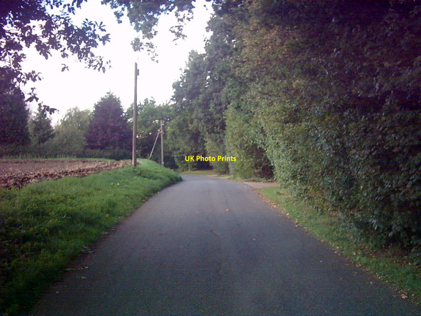 Photo 6"x4" Mill Road, Badingham Dennington Hall c2006