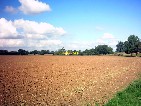 Photo 6"x4" Fields off New Road Dennington Hall c2006