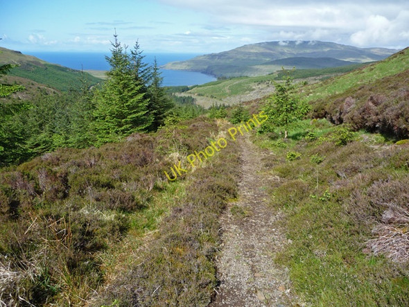 Photo 6"x4" Track above Bealach Brittle Bualintur c2009