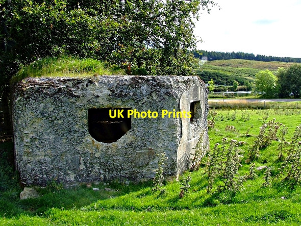 Photo 6"x4" Pill Box in Lairg Gruids c2006