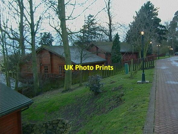 Photo 6"x4" Holiday cabins, Wychnor Park Country Club Overley\/SK1615 c2002