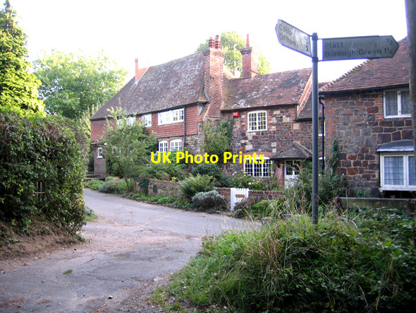 Photo 6"x4" Boneashe Lane, Platt, Kent Comp c2006