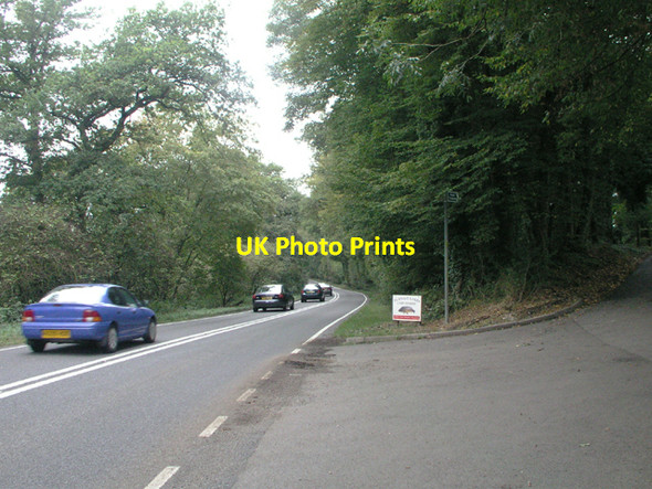 Photo 6"x4" Junction of A281 and footpath leading to Furnace Lakes Cox Green\/TQ0934 c2006