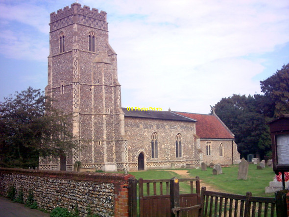 Photo 6"x4" Ss Peter & Paul Church, Pettistree Wickham Market c2006
